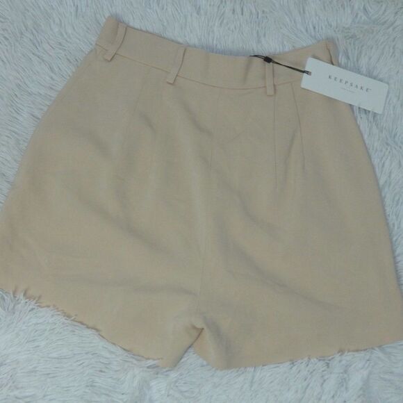 Keepsake Shorts Peach  High Waisted Dress Shorts - Picture 6 of 11